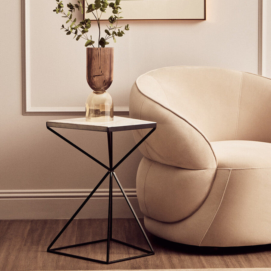 Shalimar Trapezoid Side Table