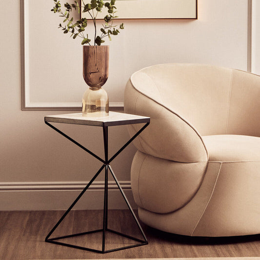Shalimar Trapezoid Side Table