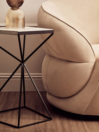 Shalimar Trapezoid Side Table
