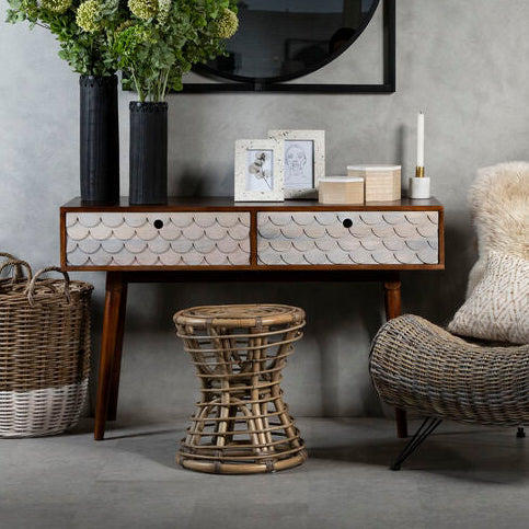 Costal Mango Wood Console Table
