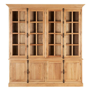 Lyon Natural Oak Wood Large Cabinet