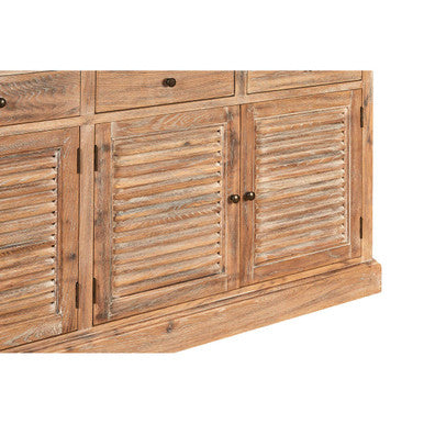 Lyon Oak Wood Sideboard with Whitewash Finish