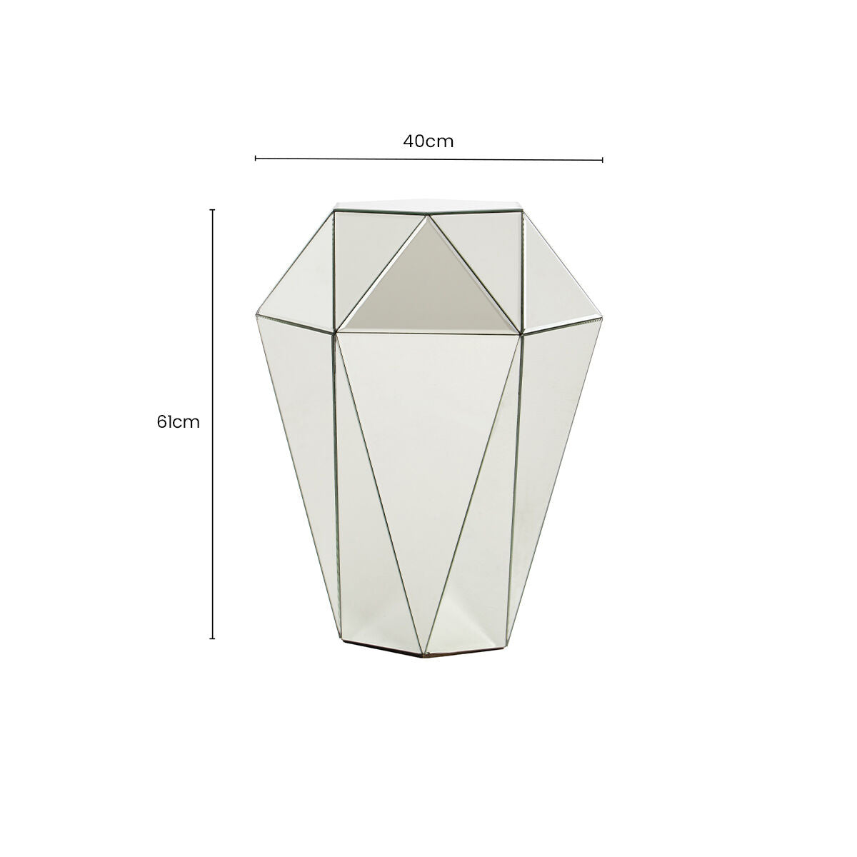 Kensington Townhouse Silver Side Table