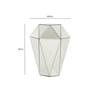 Kensington Townhouse Silver Side Table