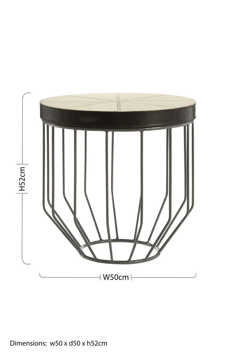 Kensington Townhouse Tall Iron Side Table