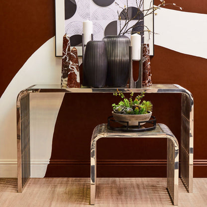 Vogue Slatted End Table