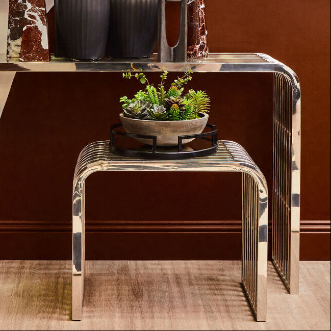 Vogue Slatted End Table