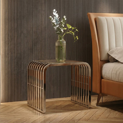 Vogue Slatted End Table