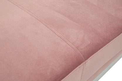3 Seater Pink Velvet Sofa | Vogue