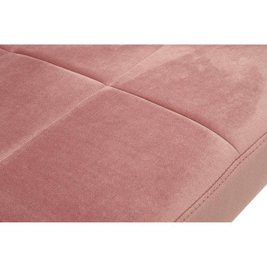 Vogue Pink Velvet Lounge Chair