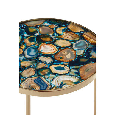 Vita Blue Agate Table