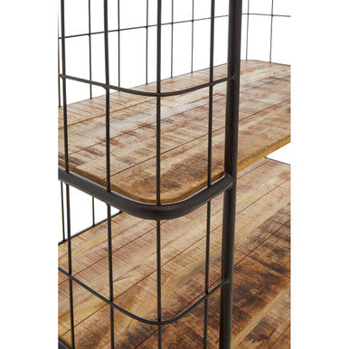 Crest 6 Tier Shelf Unit with Wheels