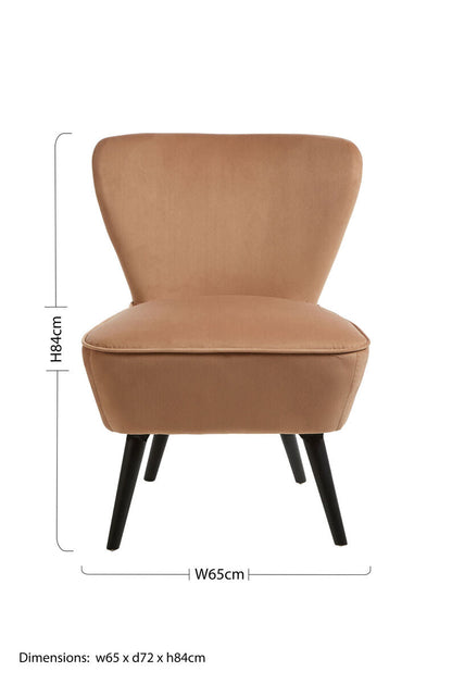 Darcy Natural Fabric Chair