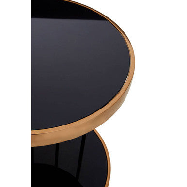 Novo Rose Gold Cage Design Side Table