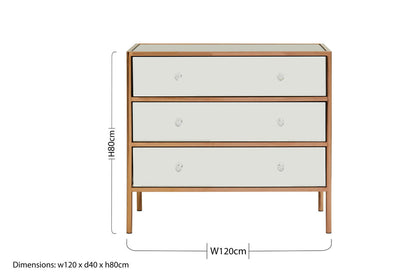 Goldie 3 Drawer Chest