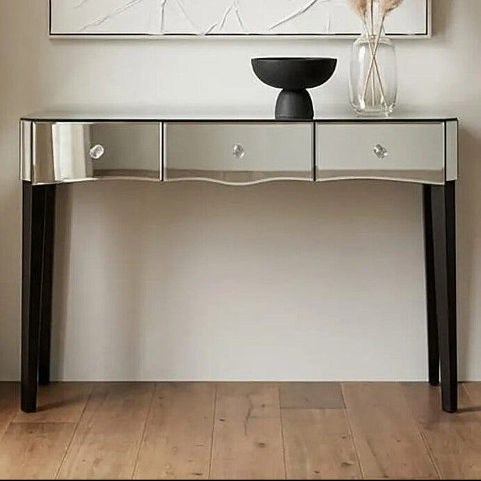 Gabriella Mirrored Console Table