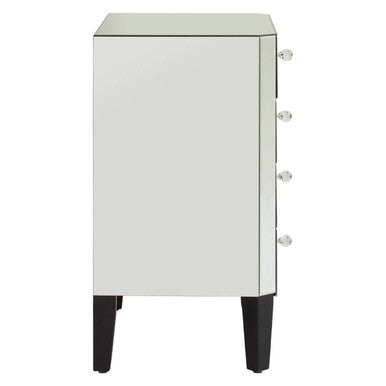 Gabriella Mirrored Chest of 4 Drawers