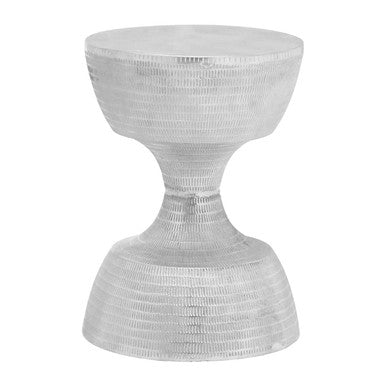 Matin Small Textured Aluminium Side Table