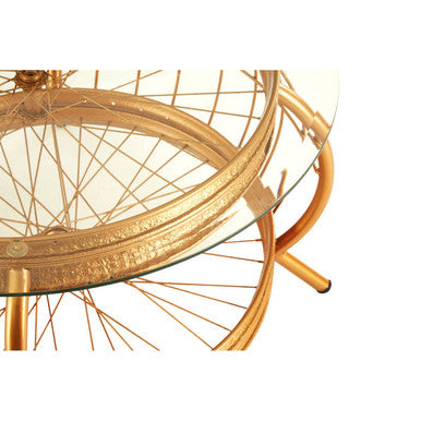 Mantis Gold Finish Coffee Table