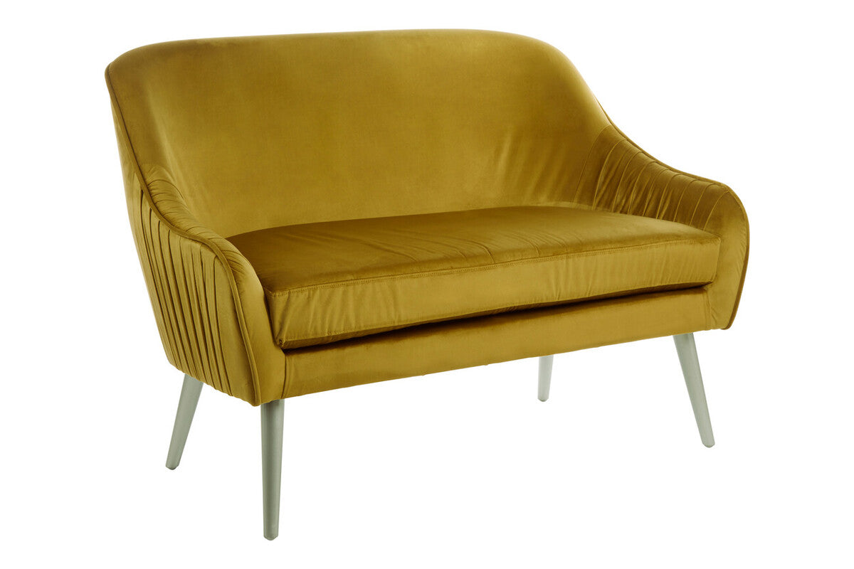 Louxor Mustard Velvet Sofa