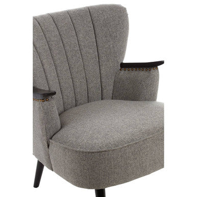 Hampstead Grey Fabric Armchair