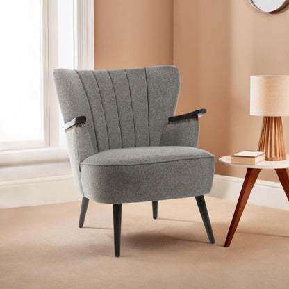 Hampstead Grey Fabric Armchair