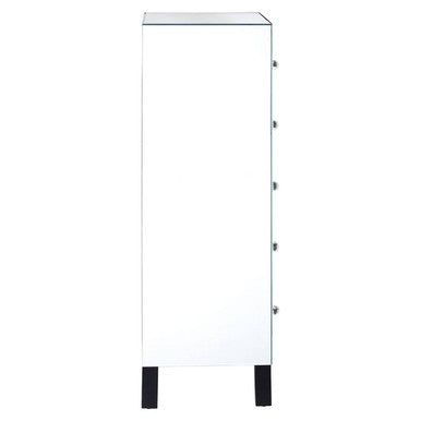Graciela Chest of 5 Drawer With Mirror Frame