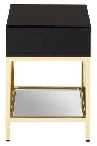 Kensington Townhouse Black And Gold Side Table