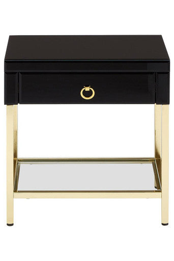 Kensington Townhouse Black And Gold Side Table
