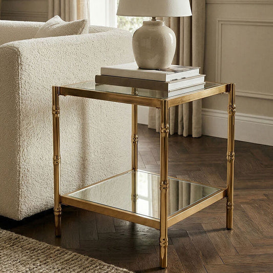 Kensington Townhouse Two Tier Square Side Table