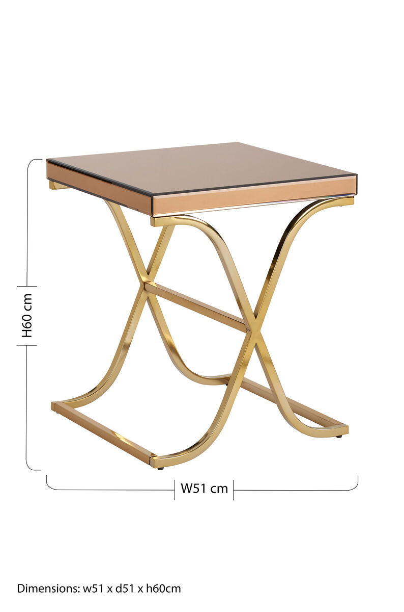 Kensington Townhouse Cross Legs Side Table