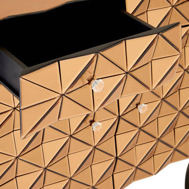 Soho Copper Finish Cabinet