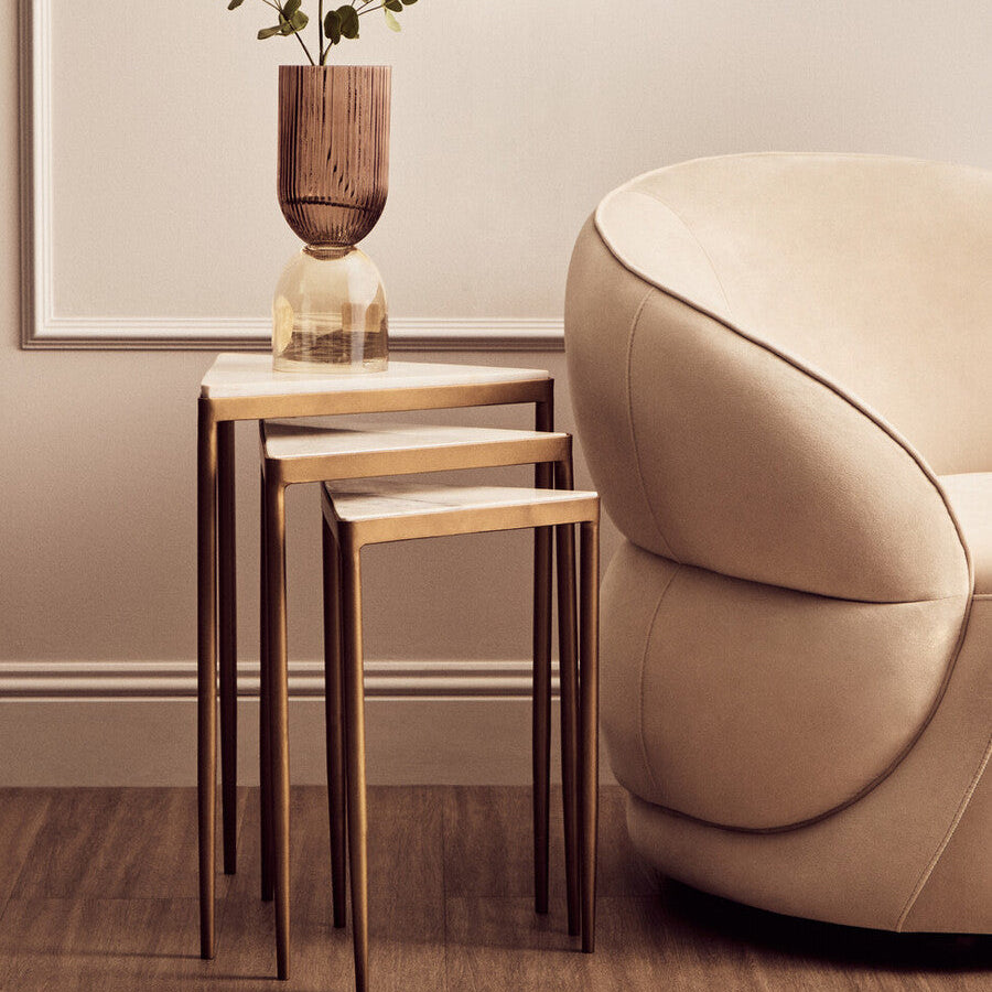 Shalimar Nest Of 3 Tripod Tables