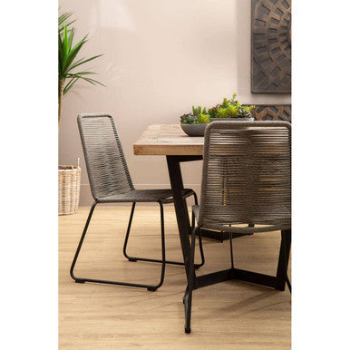 Sisal Grey Rope Chair