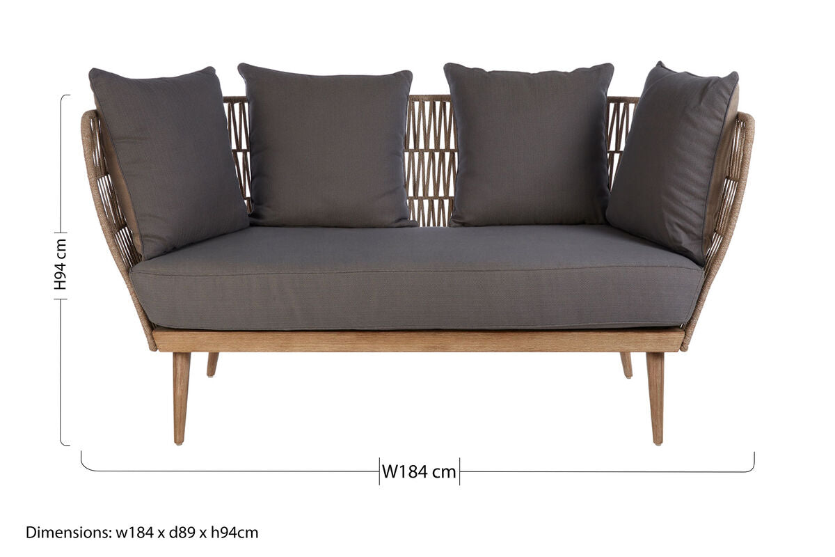 Opus 2 Seat Rope Sofa