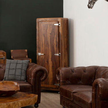 Tall Tropical Rose Wood Cabinet | Marwar