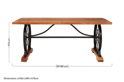 Nandri Acacia Wood Dining Table