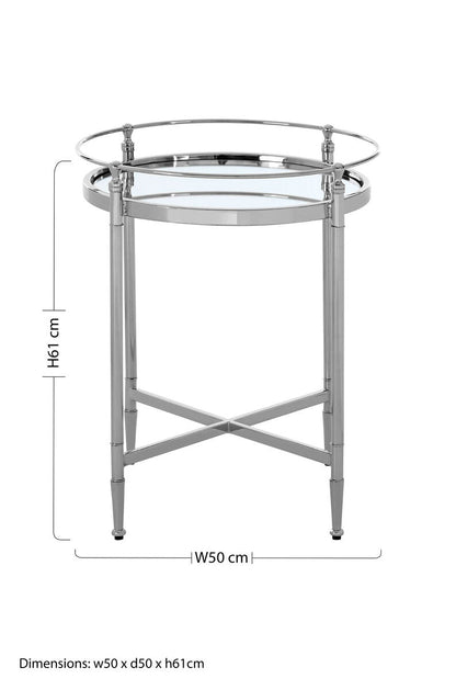 Zach Round Side Table
