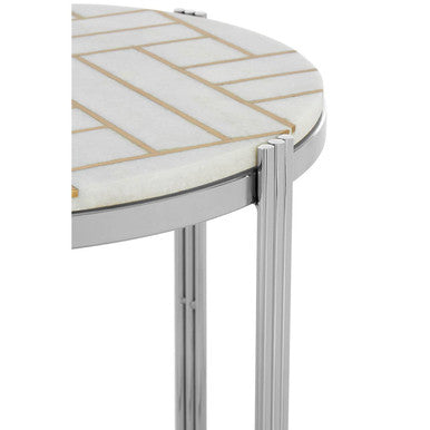 Eva Marble Top Side Table