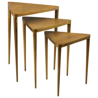 Compo Set Of 3 Triangular Nesting Tables