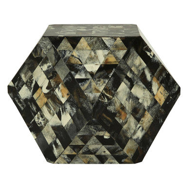 Marlox Mosaic Geometric Side Table