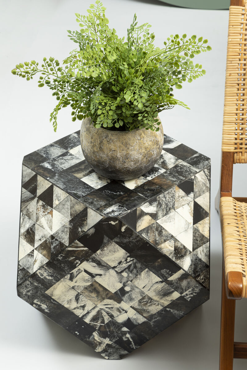 Marlox Mosaic Geometric Side Table