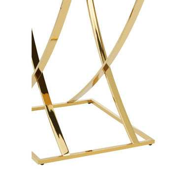 Reena Gold Finish Side Table