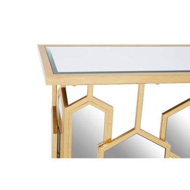 Rio Gold and Mirror Console Table