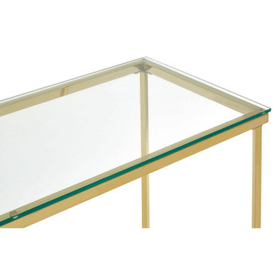 Allure Cross Base Console Table