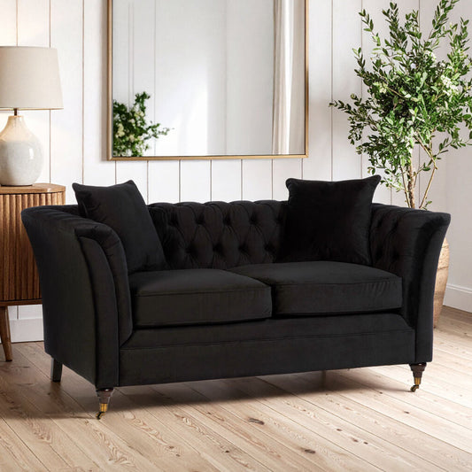 Sabrina 2 Seat Onyx Sofa