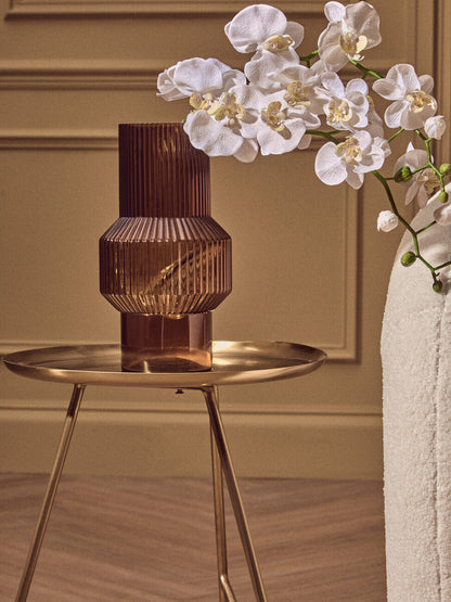 Corra Gold Metal Side Table