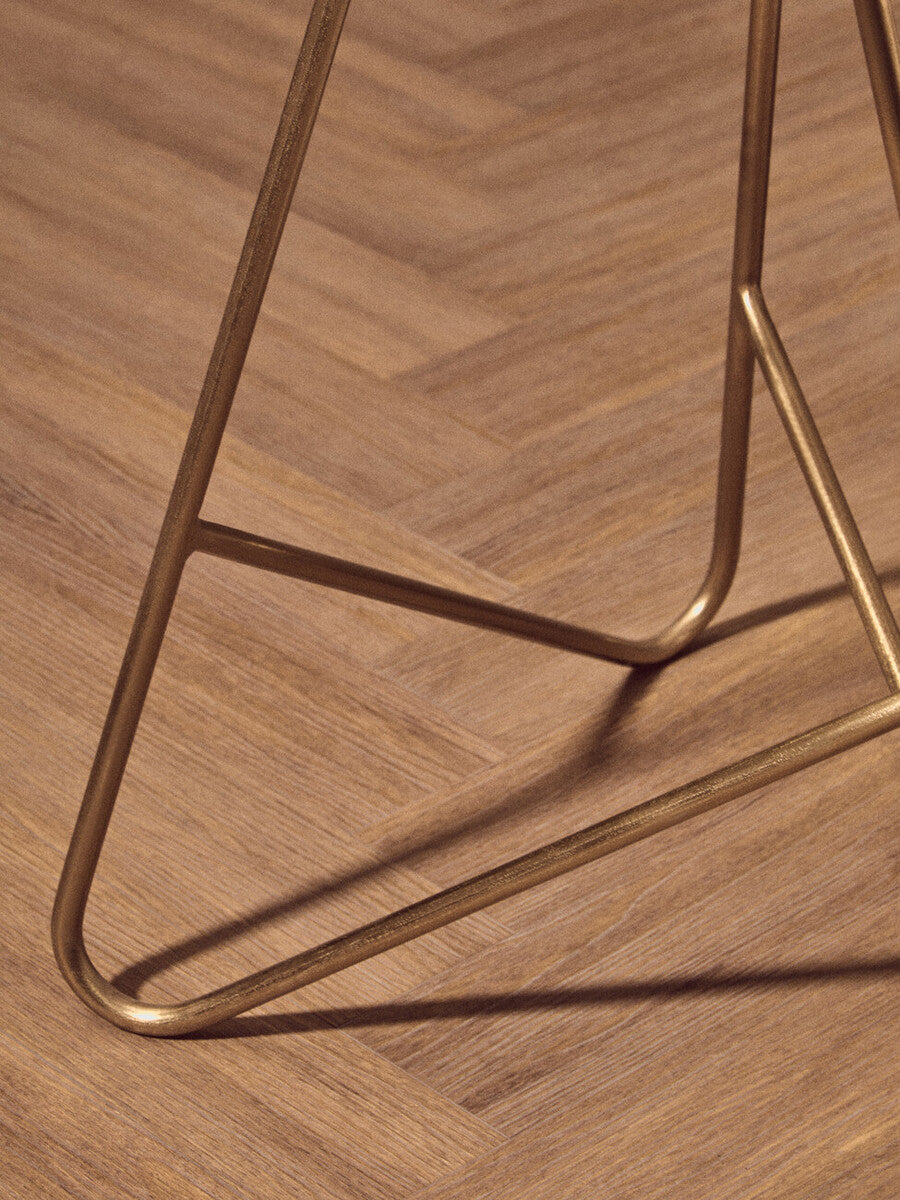 Corra Gold Metal Side Table