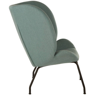 Kolding Green Fabric Accent Chair
