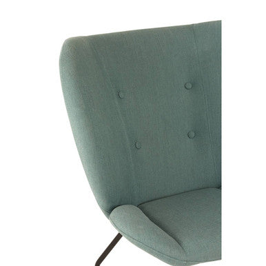 Kolding Green Fabric Accent Chair